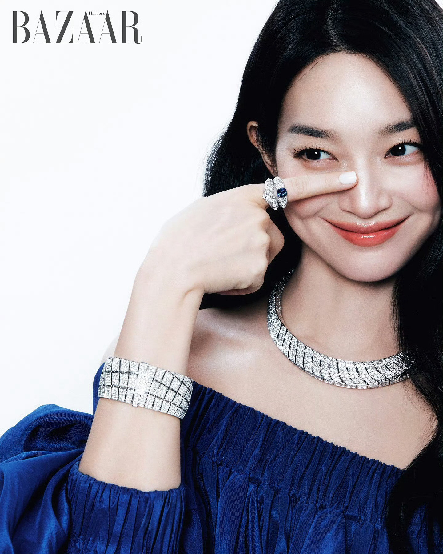 一组大片共赏申敏儿与LouisVuitton珠宝的美丽💎