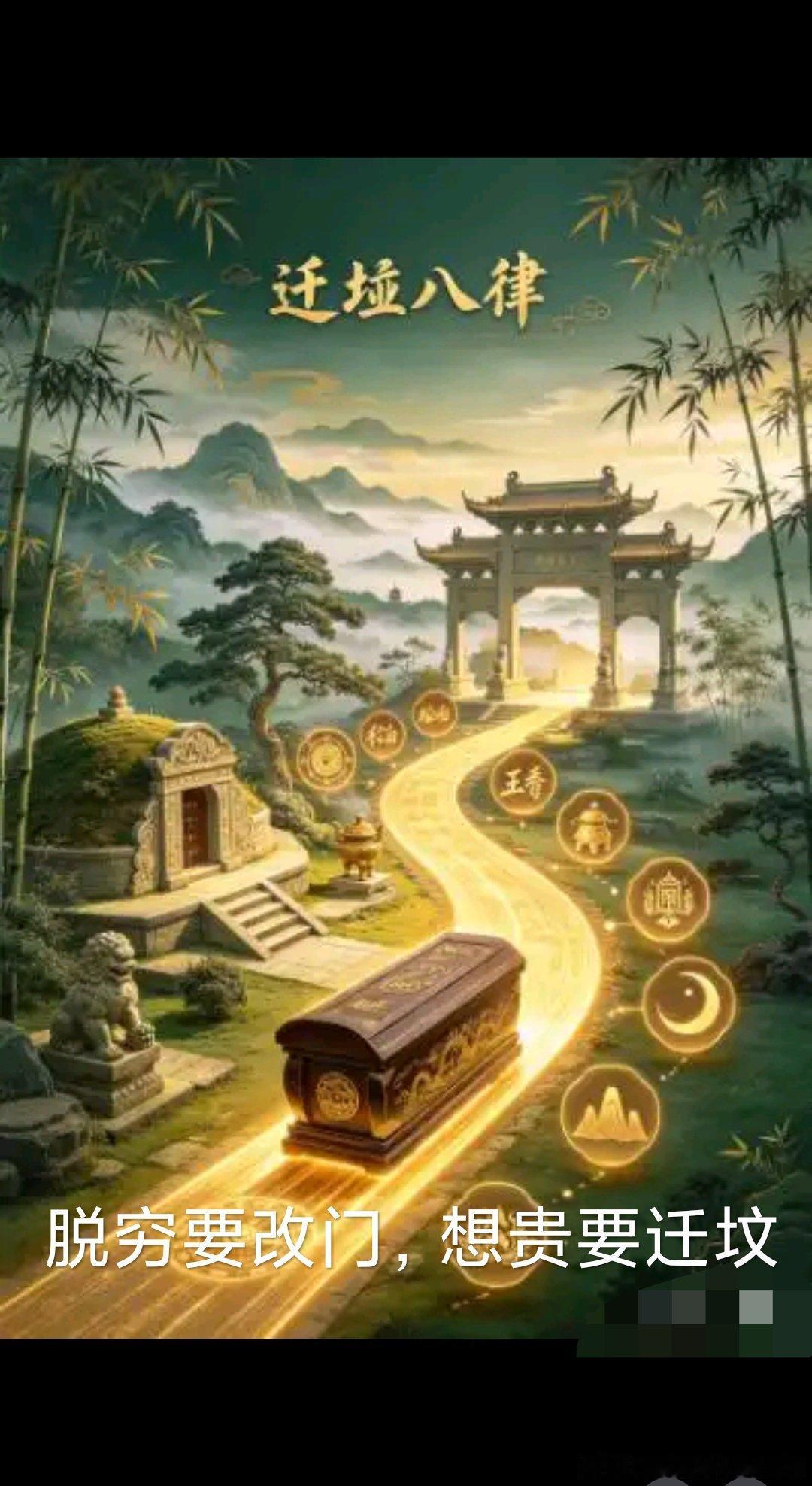 动坟如动骨，一迁定三年！迁坟8大铁律，一定要谨慎￼￼【文献来源】《地理人子须