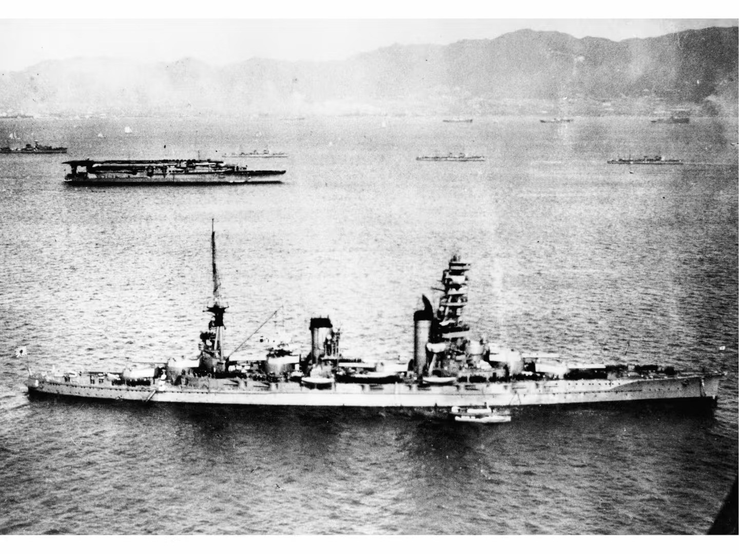山城号（Yamashiro）战列舰扶桑级二号舰，旧日本第一型“超弩级”超无畏战列舰，人类历史上最后一