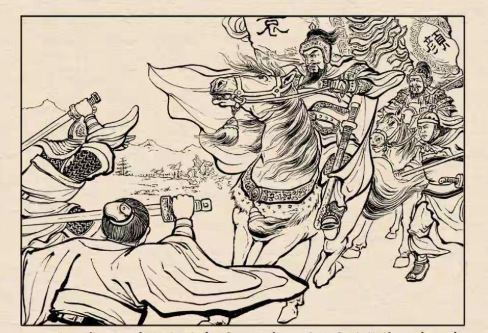 三国演义连环画：这两人是谁？竟然来行刺袁绍！果然是树大招风，袁绍必是做了令人不齿