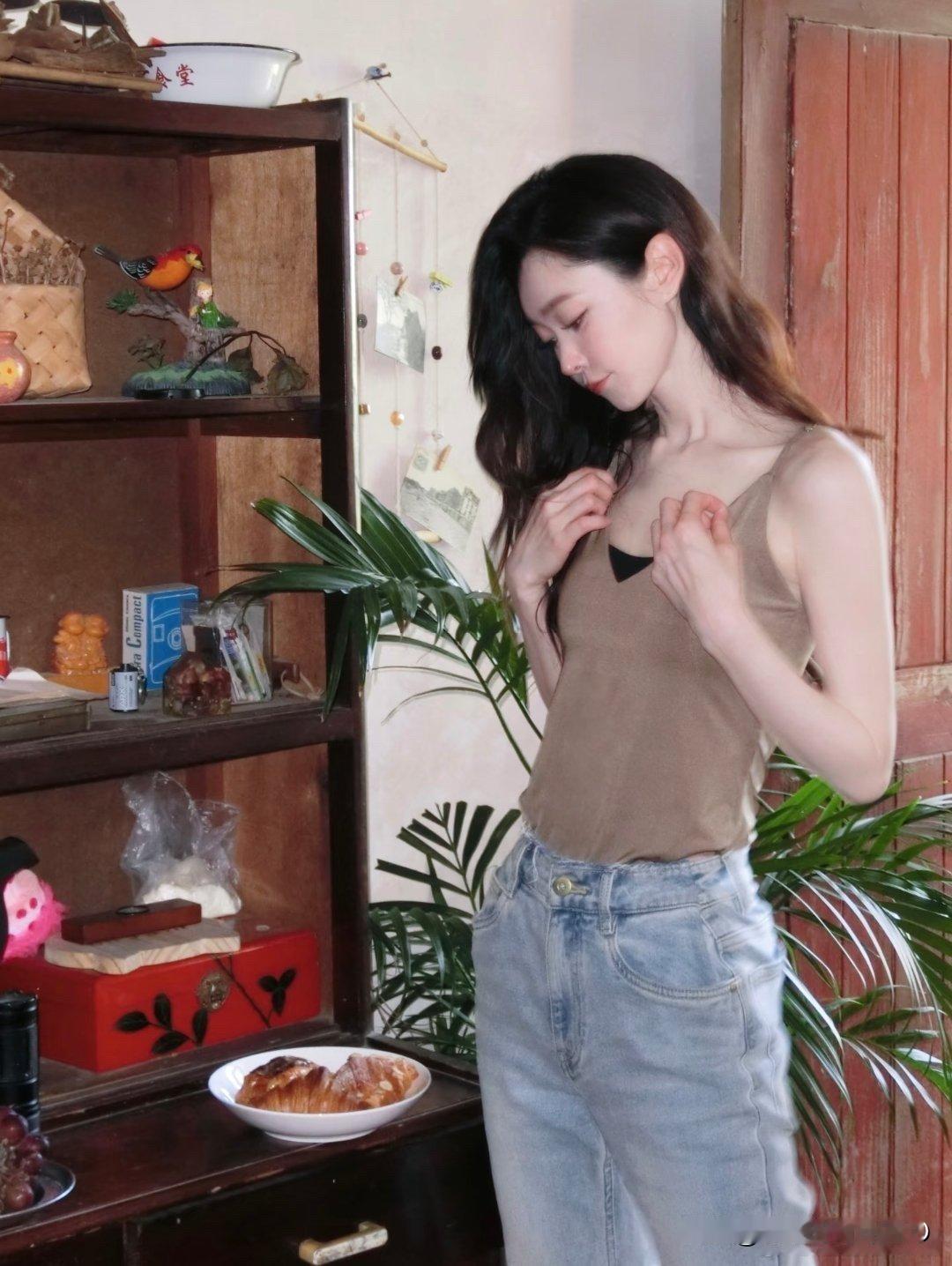 宋轶，书房里的休闲