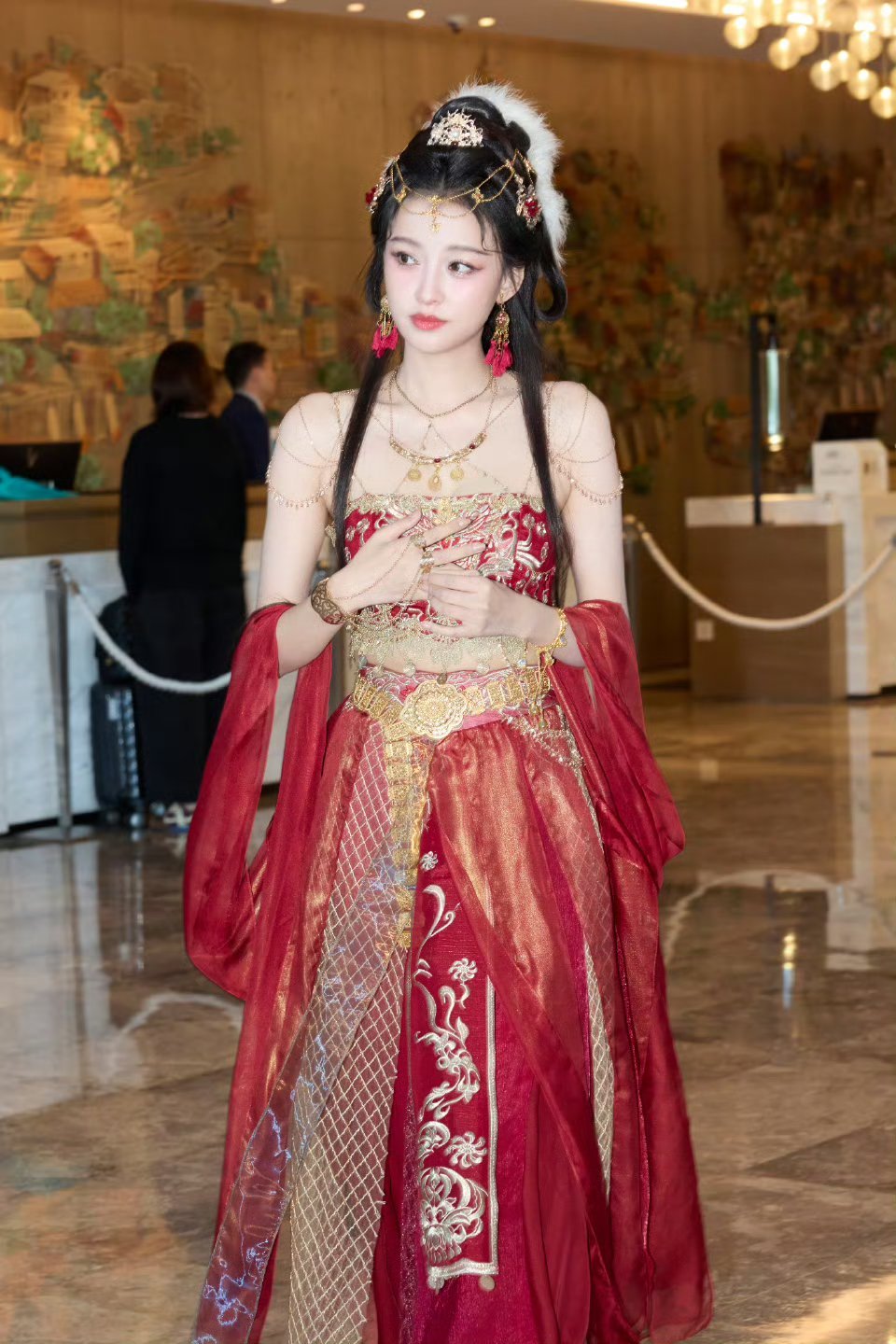孙怡～～孙怡孙怡王牌红装路透​​​