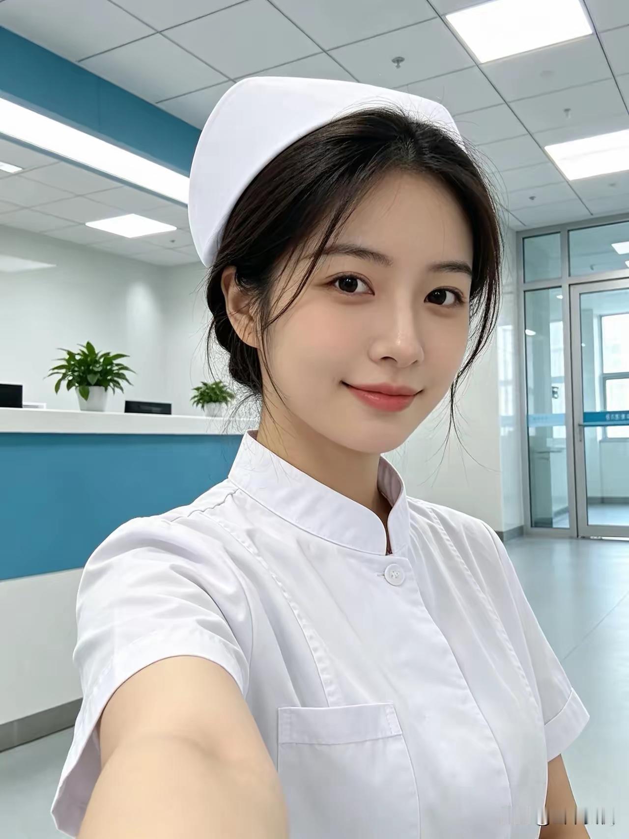 白衣胜雪映娇颜，青春靓丽妙手回春传大爱，❓求最后四个字