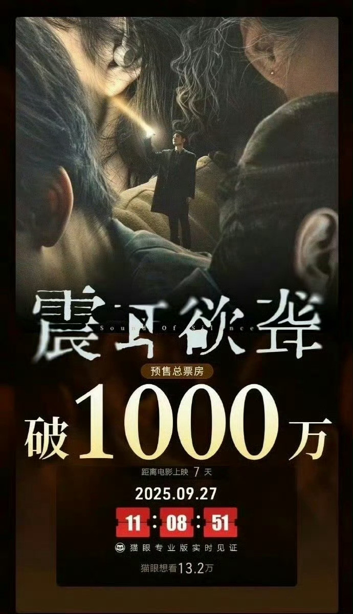 檀健次震耳欲聋预售不到24小时破千万🐮​​​
