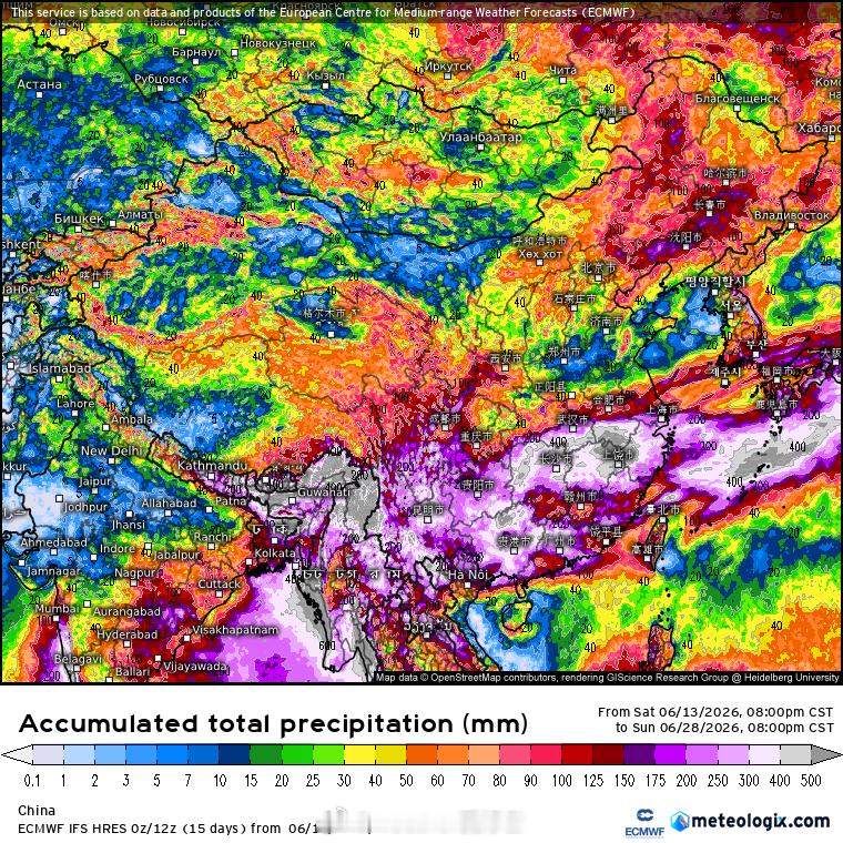 【端午假期警惕暴力梅雨】预计18-22日，主雨带北抬，江南西部和北部、西南地区东
