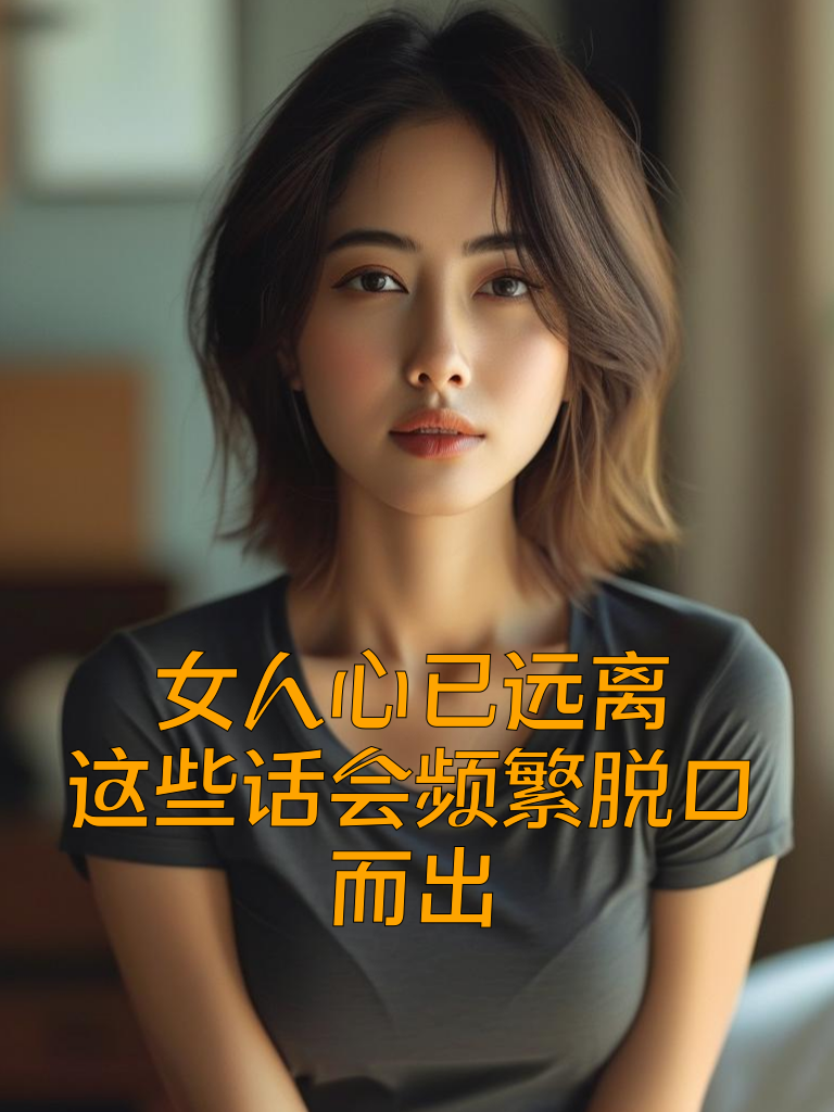 女人心已远离，这些话会频繁脱口而出