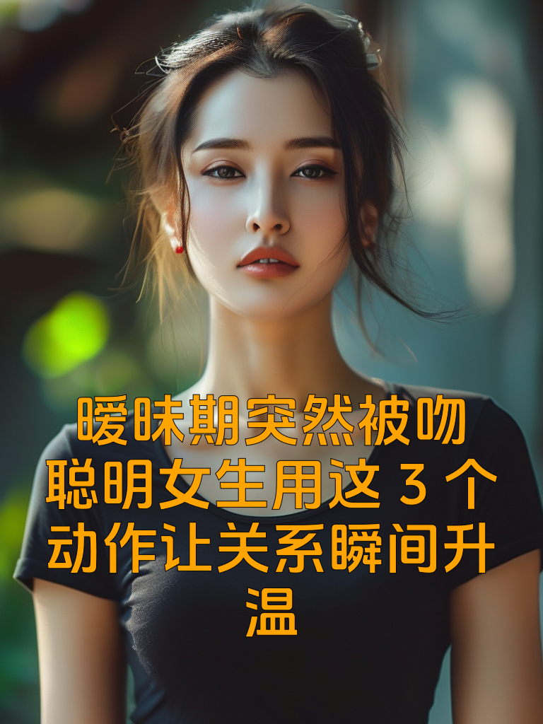 暧昧期突然被吻？聪明女生用这3个动作，让关系瞬间升温