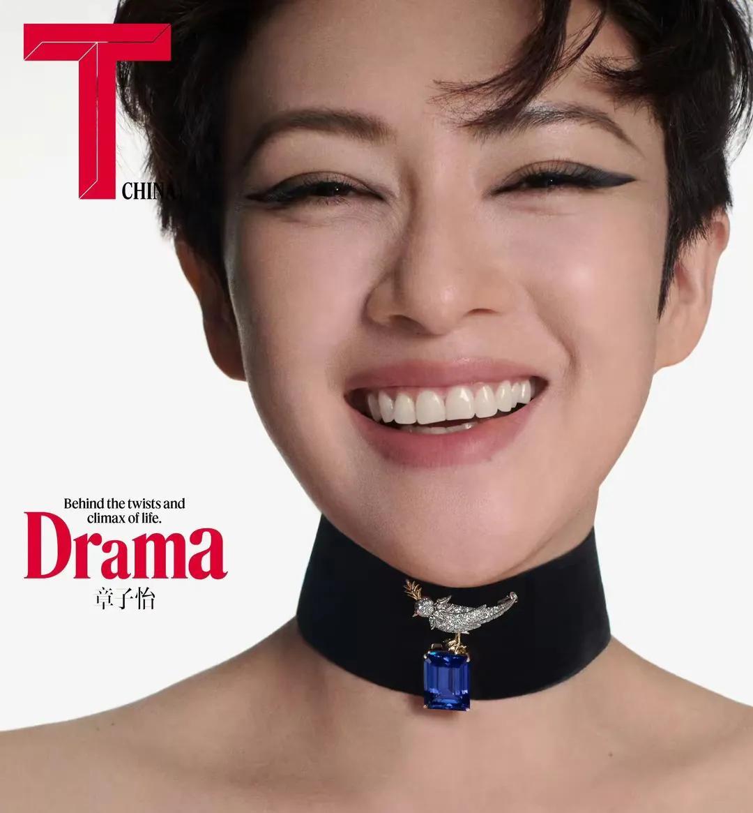 章子怡登上了Tmagazine杂志七月刊的封面。她的状态实在是太好了！化妆师