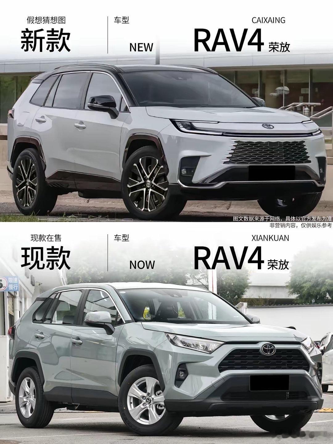 全新换代丰田RAV4荣放猜想图