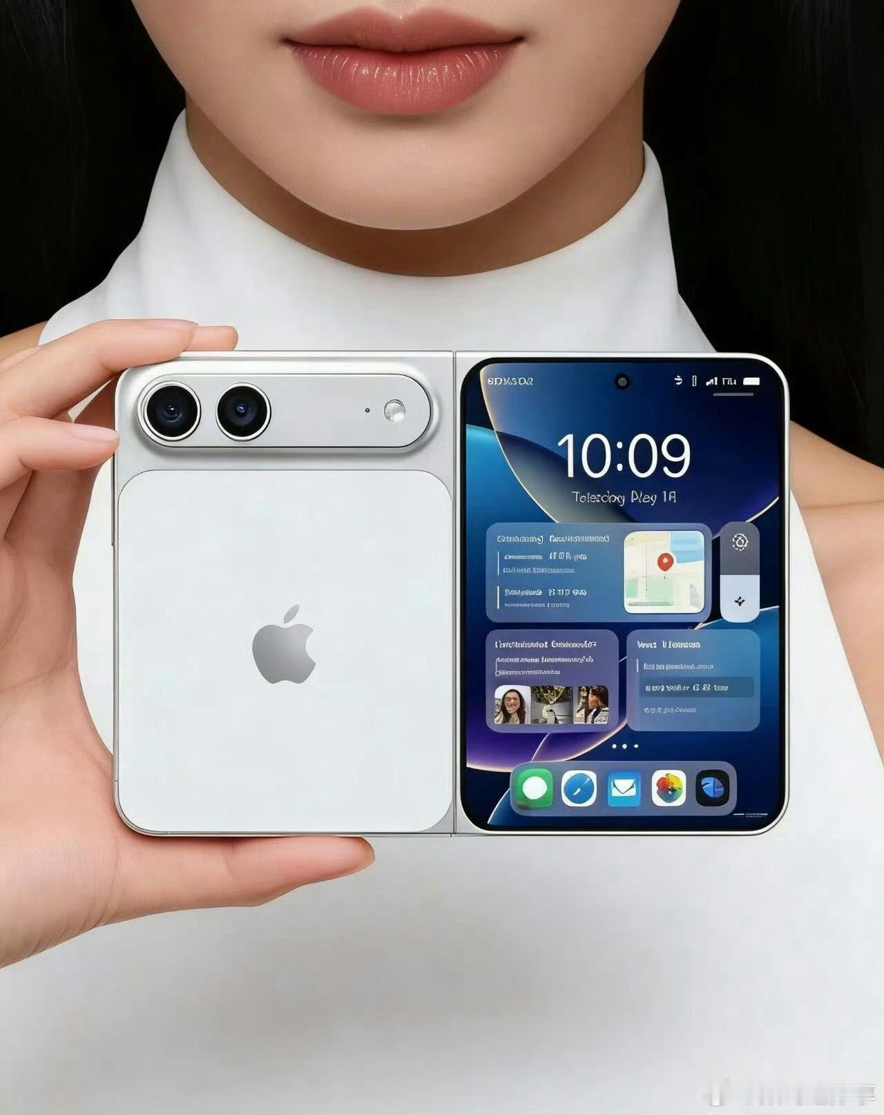 iPhone折叠屏上手，这上手肯定溢价杠杠的！
