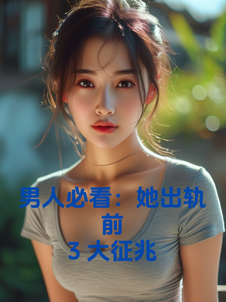 男人必看：她出轨前3大征兆
