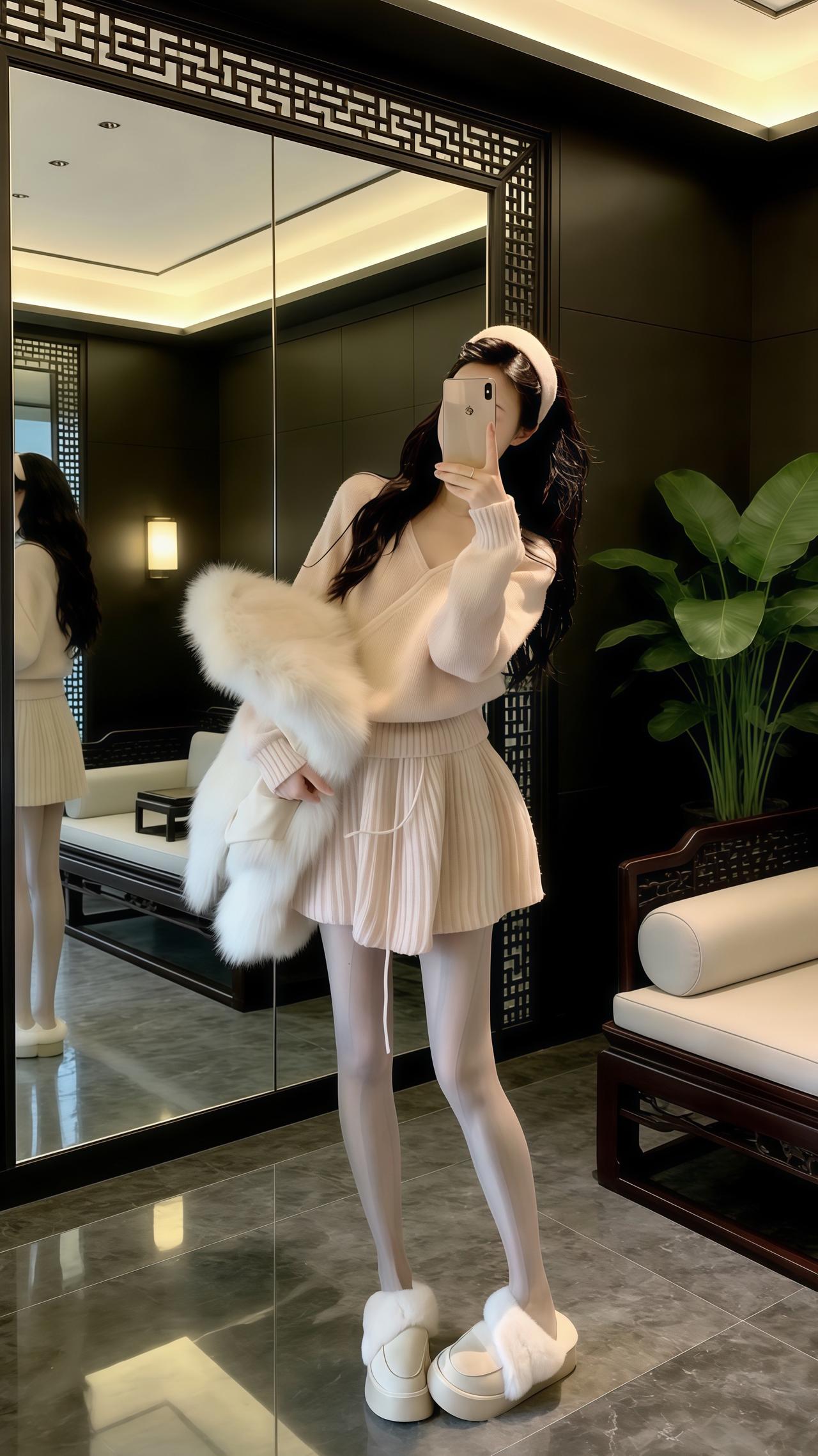 约会穿搭新款完美身材比例名媛