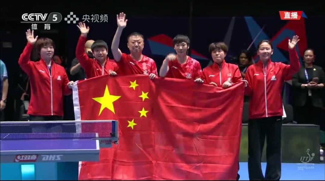 中国女团七连冠！中日女团大决战，决胜盘。第五盘：双方二单对决。王曼昱