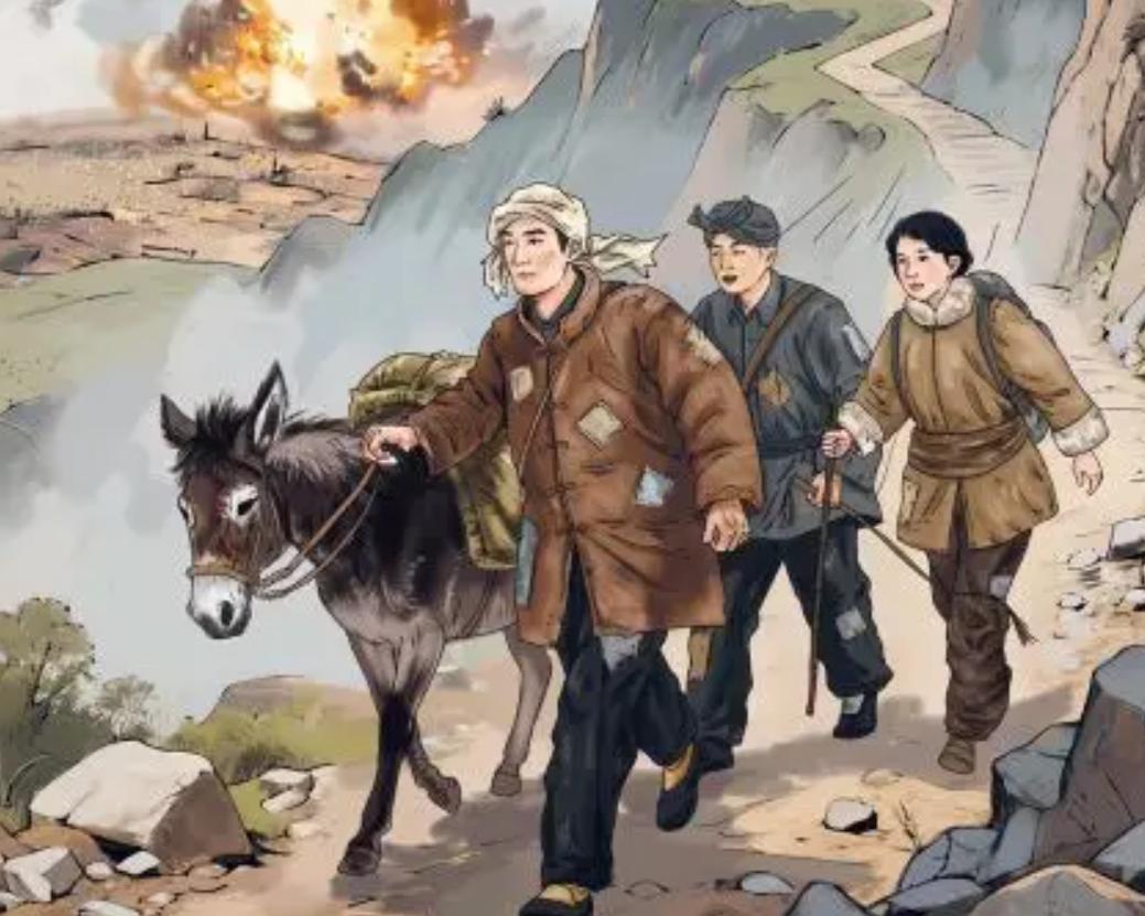 1943年，一个女干部奉命护送男科长去延安，一路上却死盯着他，脑子里只有一个念头