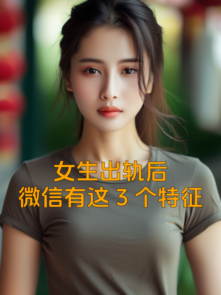 女生出轨后，微信有这3个特征
