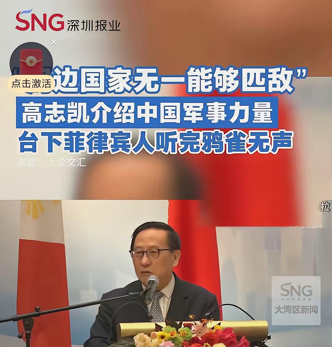底气！硬气！霸气！“中国四周，找不出一个能接得下一拳的对手”！高志凯说了一句真话