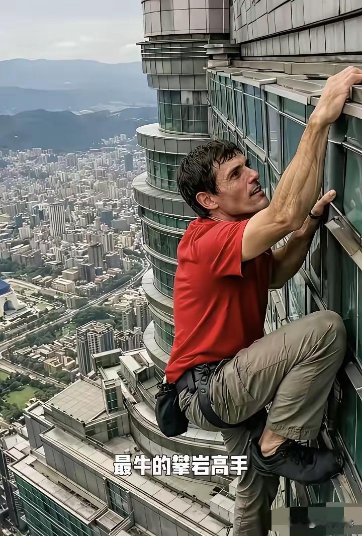 美国徒手攀岩高手胳膊上的肌肉，看起来是相当棒的，整个手臂上的肌肉一条一条的，特别