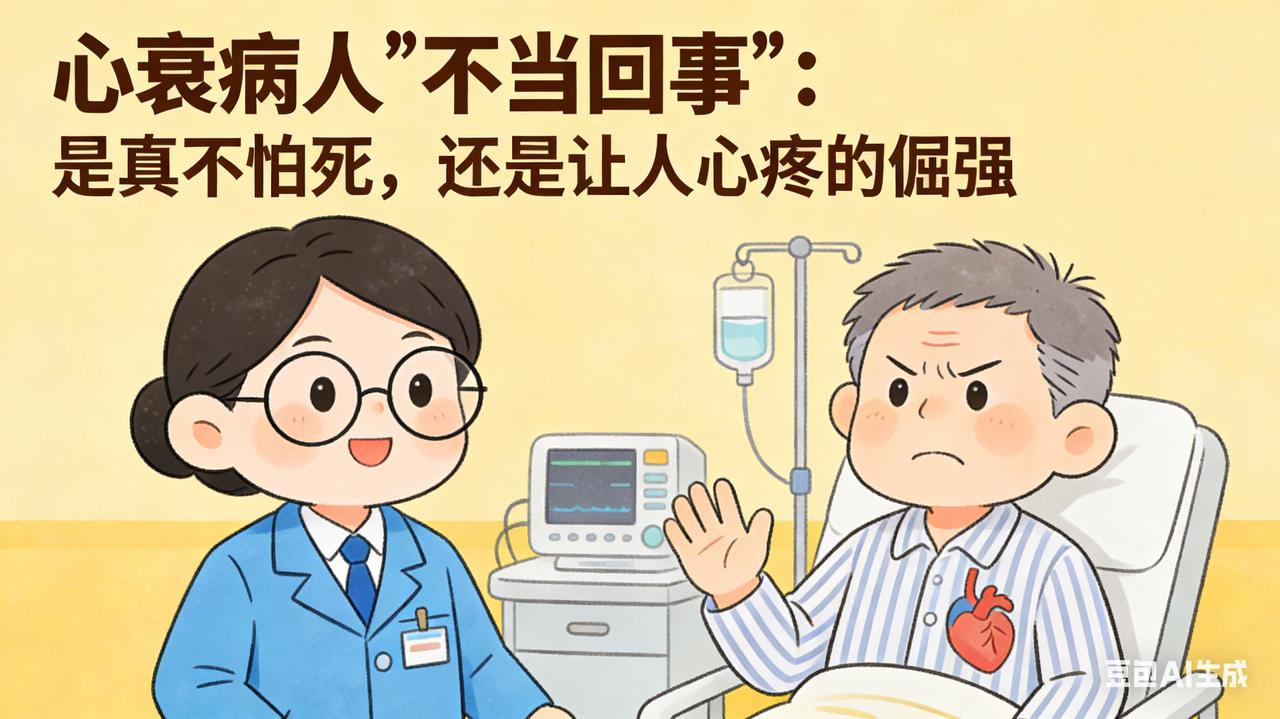 心衰病人“不当回事”，是真不怕死，还是让人心疼的倔强身边总有这样的心衰患者