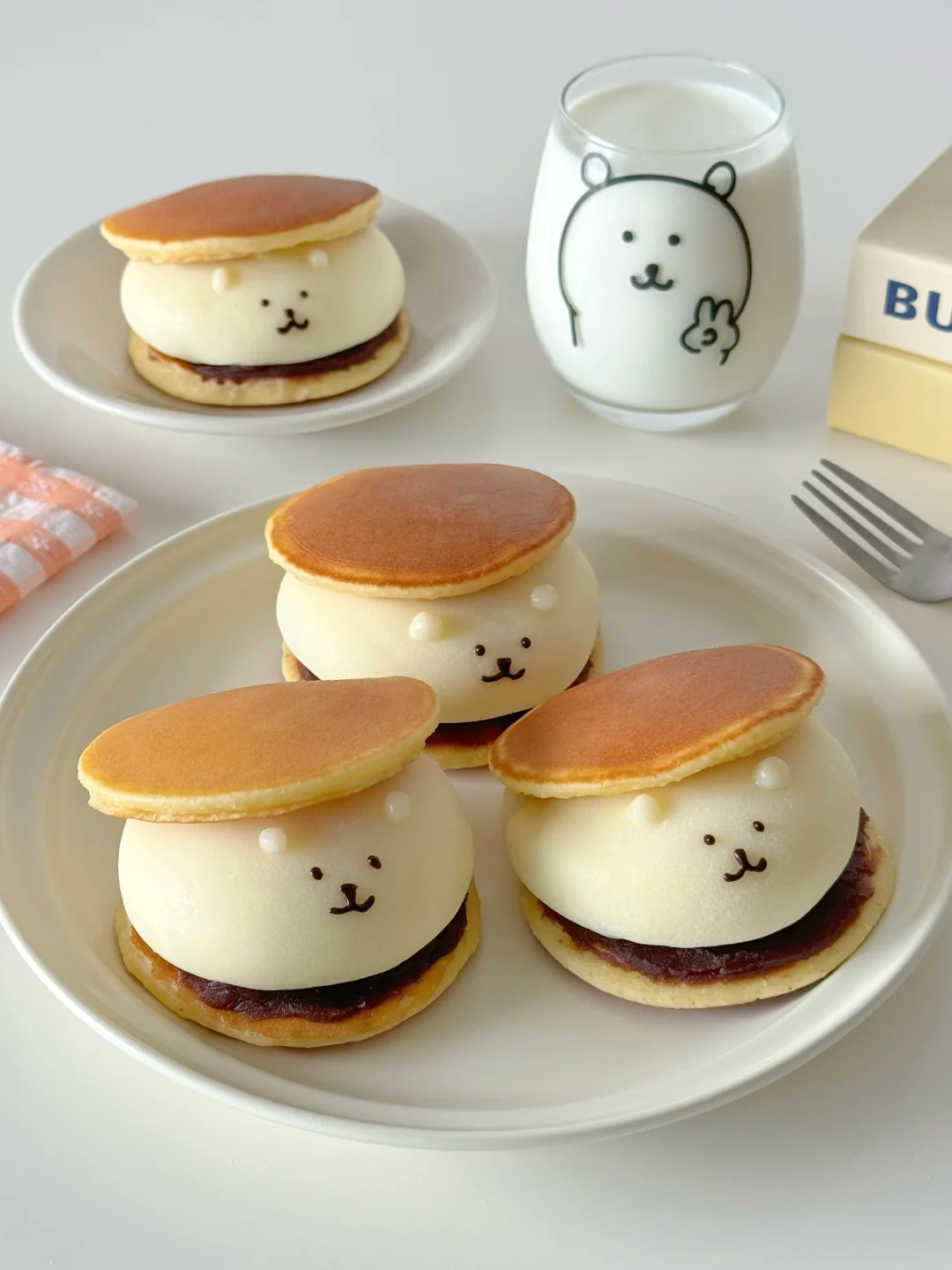 吃点可爱🧸自嘲熊麻薯大福松饼🥞秋冬甜品🌰