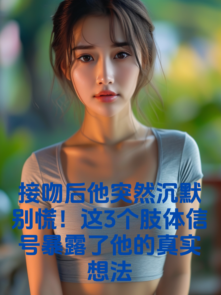 接吻后他突然沉默？别慌！这3个肢体信号暴露了他的真实想法