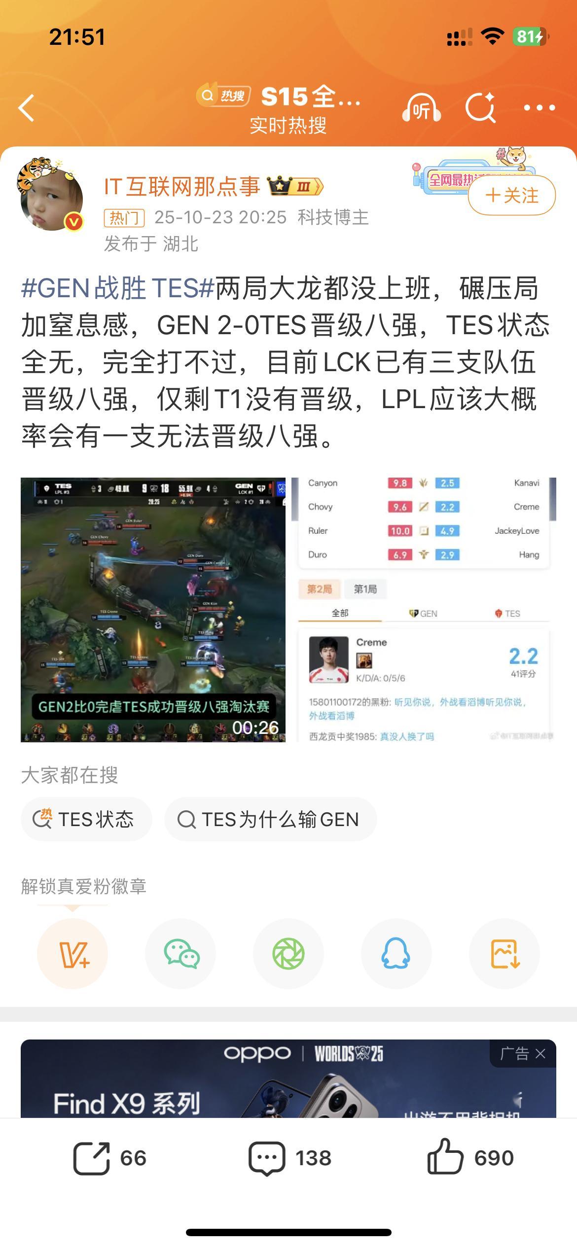 十点红包庆祝一下🧧tes输得好​​​