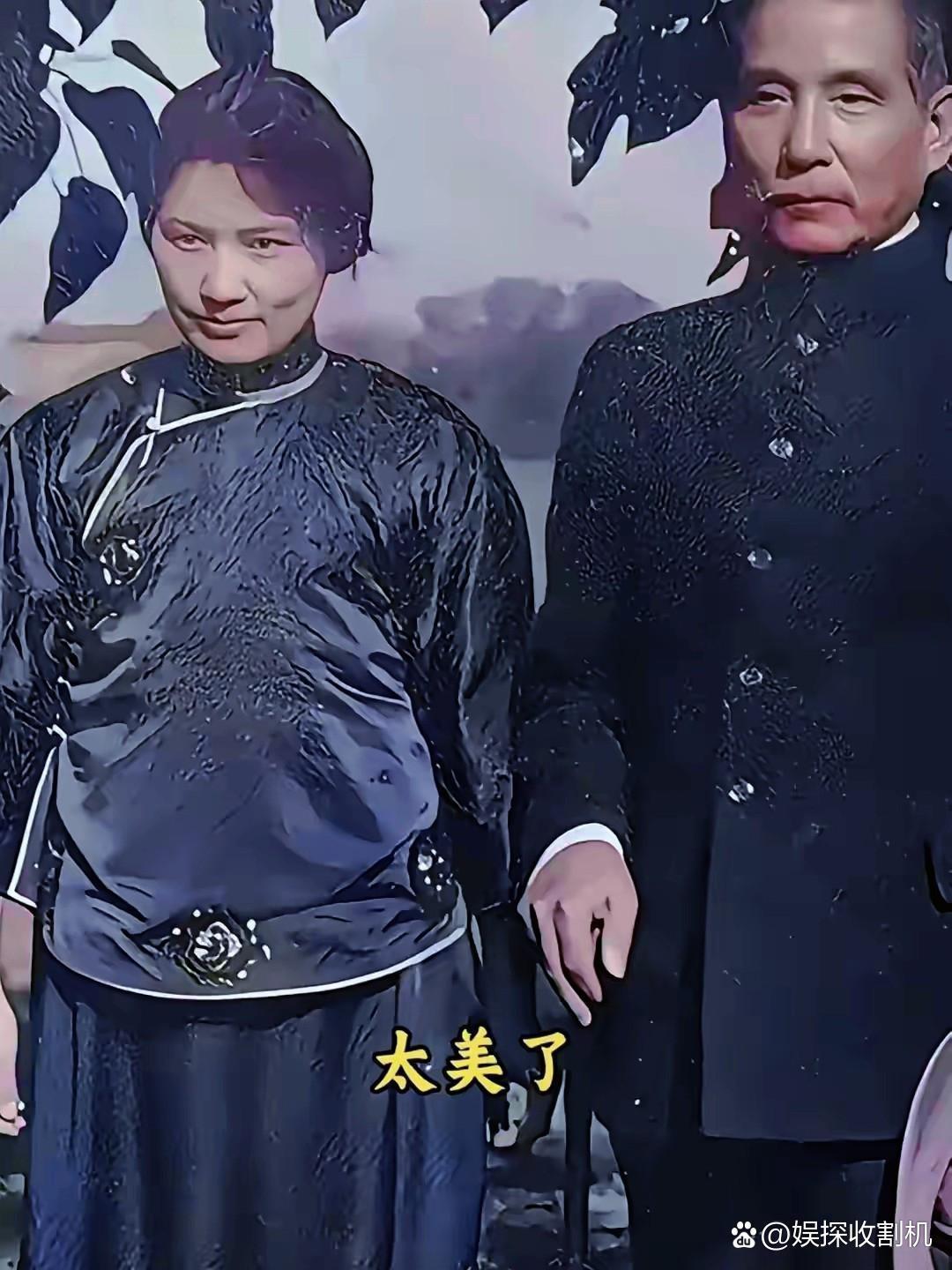 这是29岁的宋庆龄和孙中山的真实合影，货真价实的老照片。