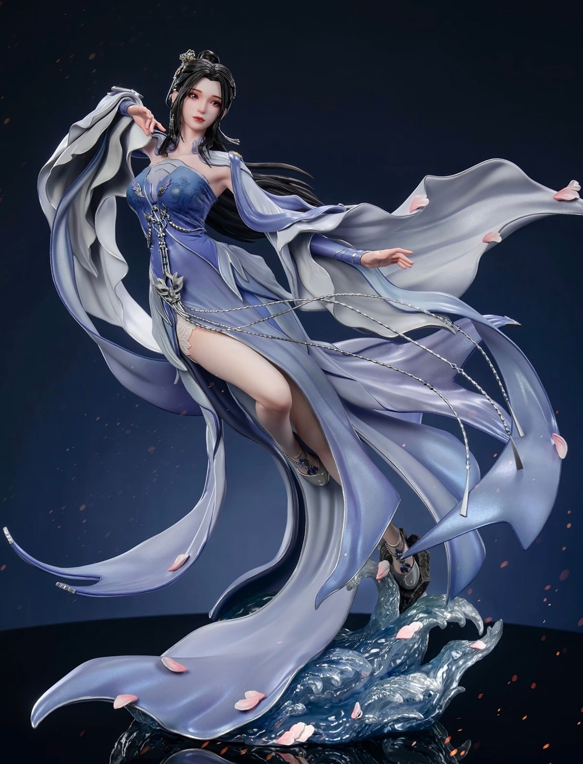 仙逆动画李慕婉1/6手办绝美啊啊啊仿真玻璃眼珠带血丝细节，发丝根根分