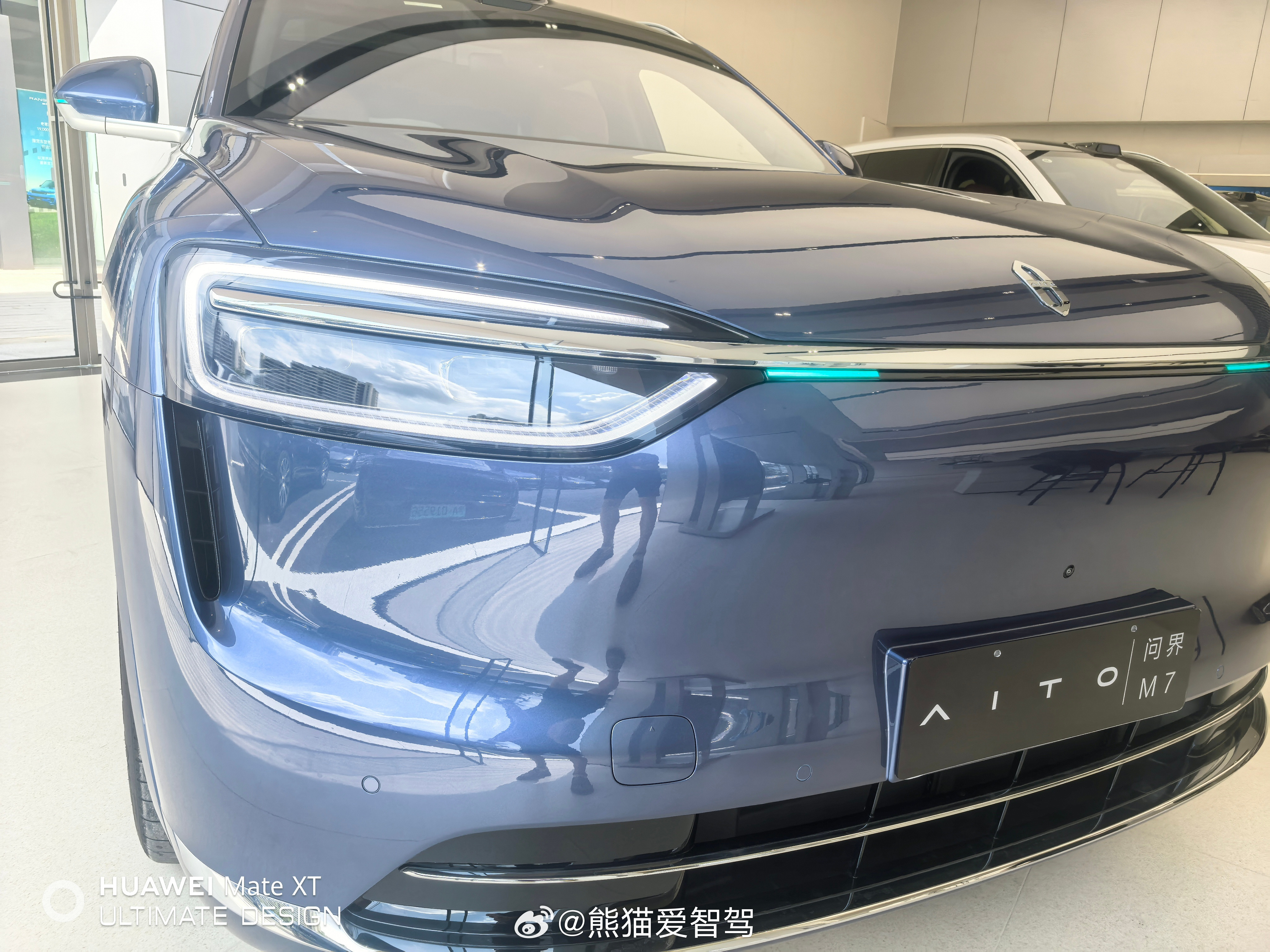 全新问界m7蓄势待发，这几天看车的小伙伴有点多啊~新能源汽车汽场全开鸿蒙智行智