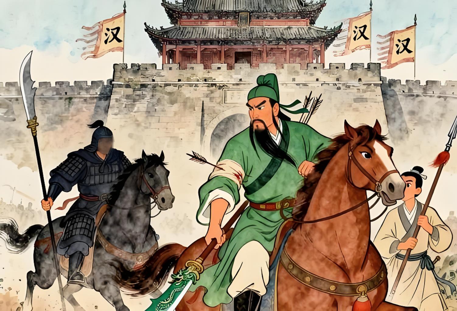 关羽中箭次数多，是不是防御偏弱？核心结论（演义视角分析）关羽不是单纯防御弱，是作战习惯+兵器特点+身