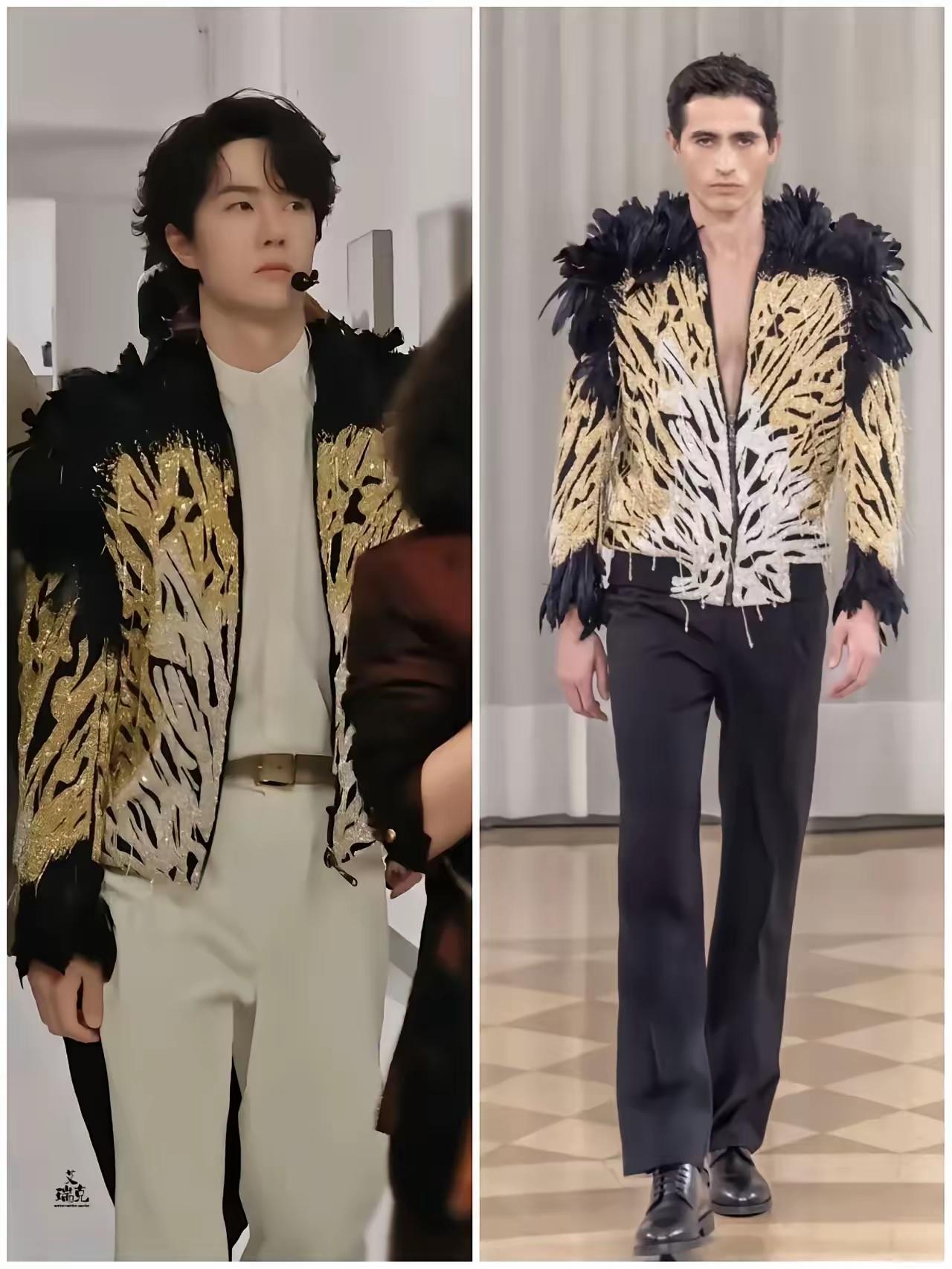 一开始我怀疑是礼服的问题，到后来我怀疑是发型的问题，但直到我看到模特穿同款礼