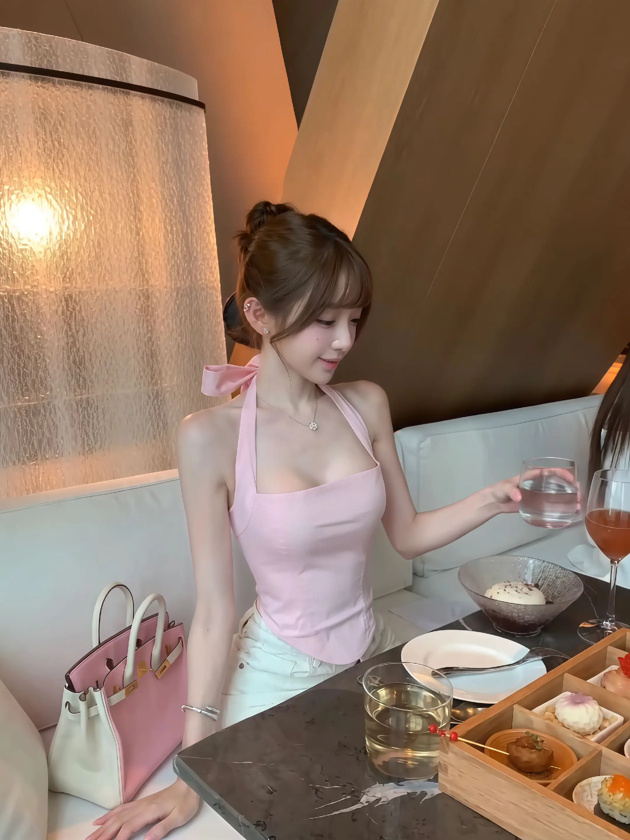 韩系穿搭 甜辣风穿搭