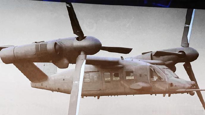 美国陆军首次公开了新型MV-75A“夏延II”倾转旋翼机特种作战型的外观。基础型