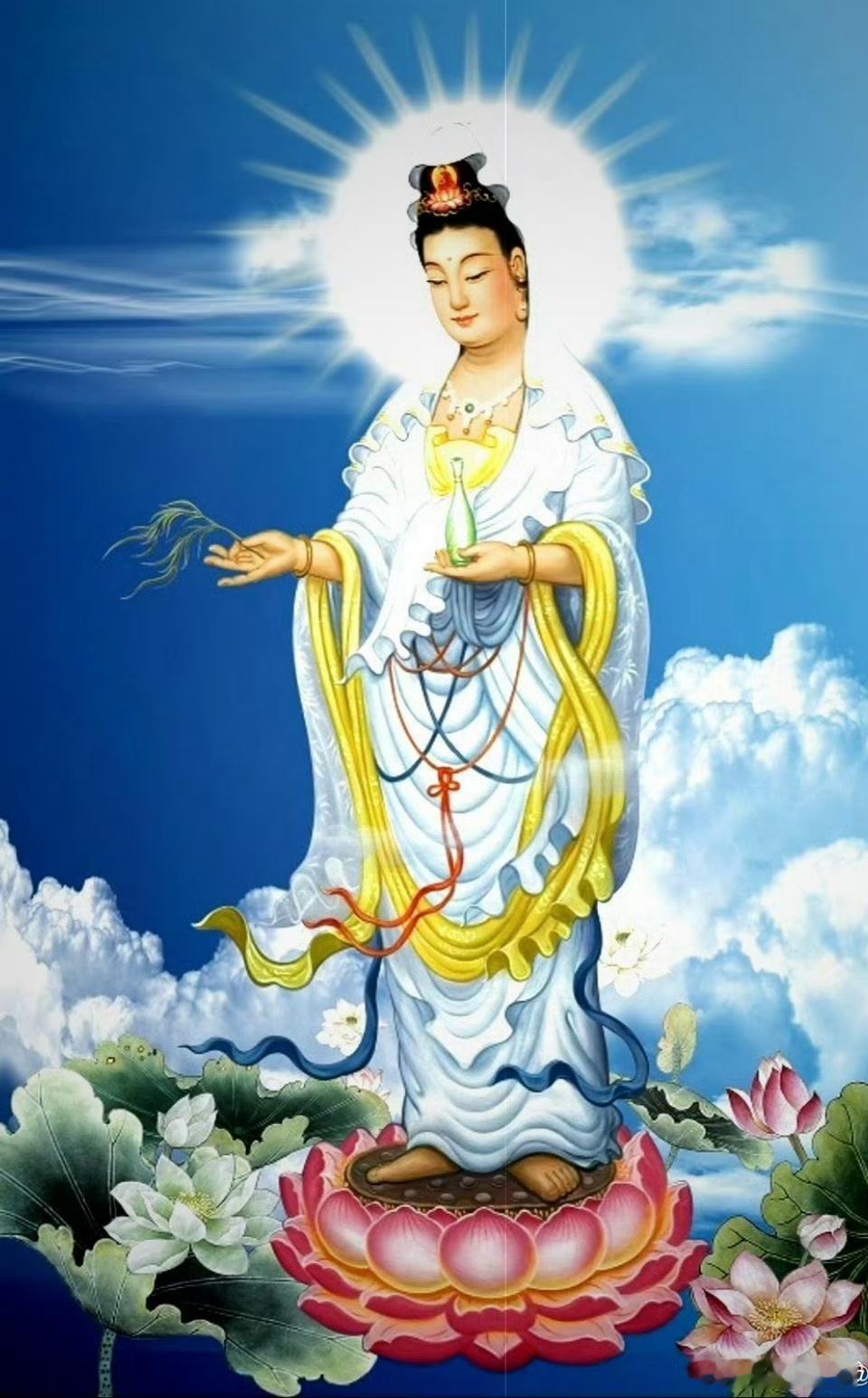 ＂南无大慈大悲观世音菩萨＂，无论遇到任何危险，急难，一心专念，可逢凶化吉，遇难成
