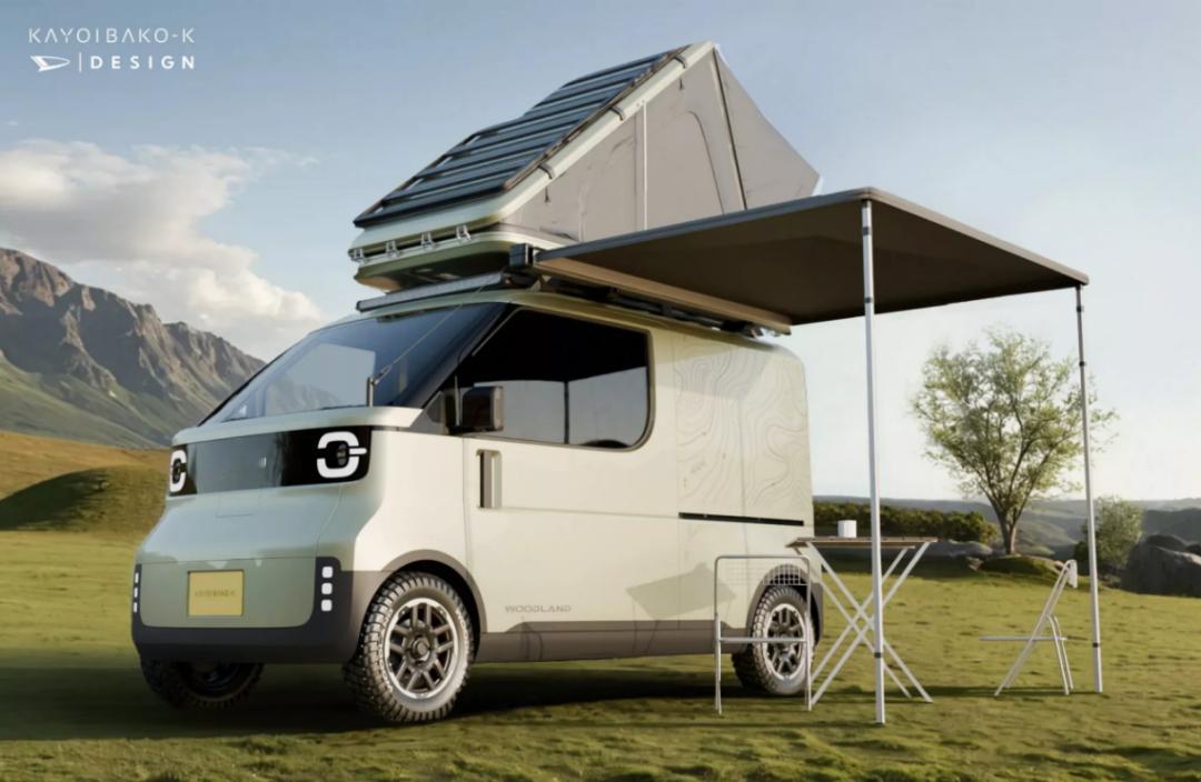 方盒子能越野还能当家用电站？大发东京车展这两款电动K-Car绝了！