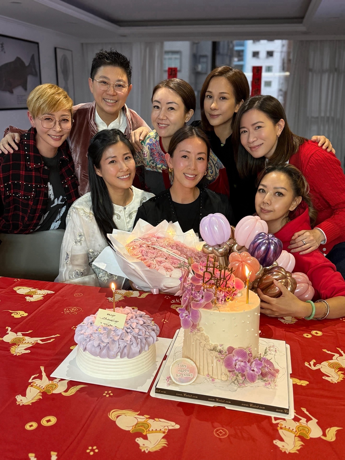 梁靖琪43岁生日