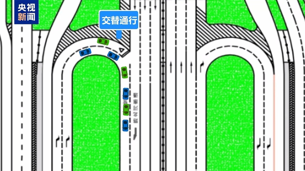 北京新增22处‘拉链式’交替通行！交警详解通行规则与处罚标准