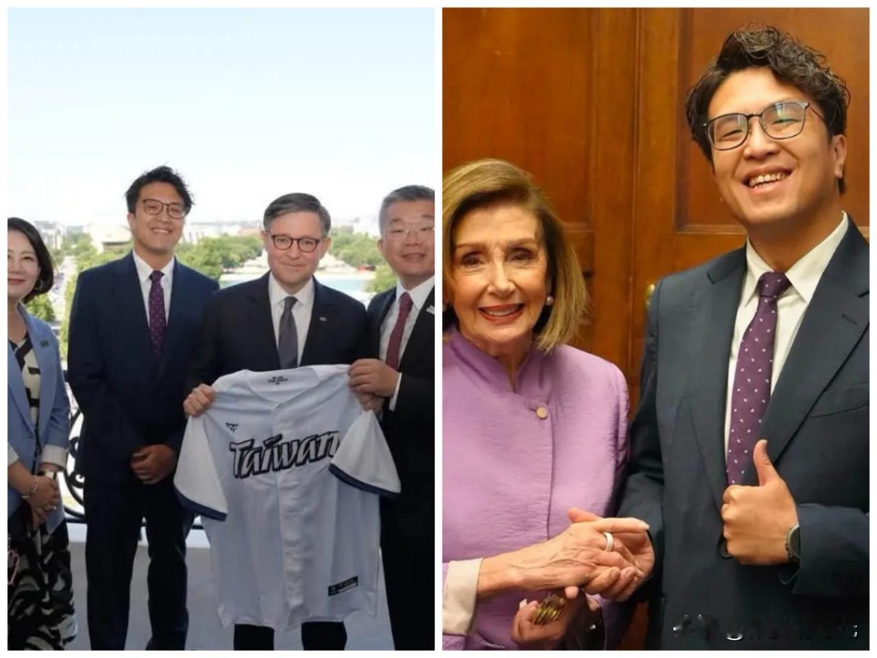民进党籍台北市长候选人沈伯洋和立委吴思瑶还真不愧为“台独打手帮凶”，这不刚从美国