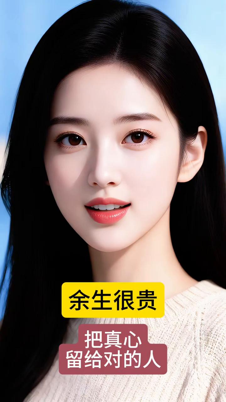 余生很贵，把真心留给对的人。家人们别划走，人活一辈子最值钱的是品性，最该守的是