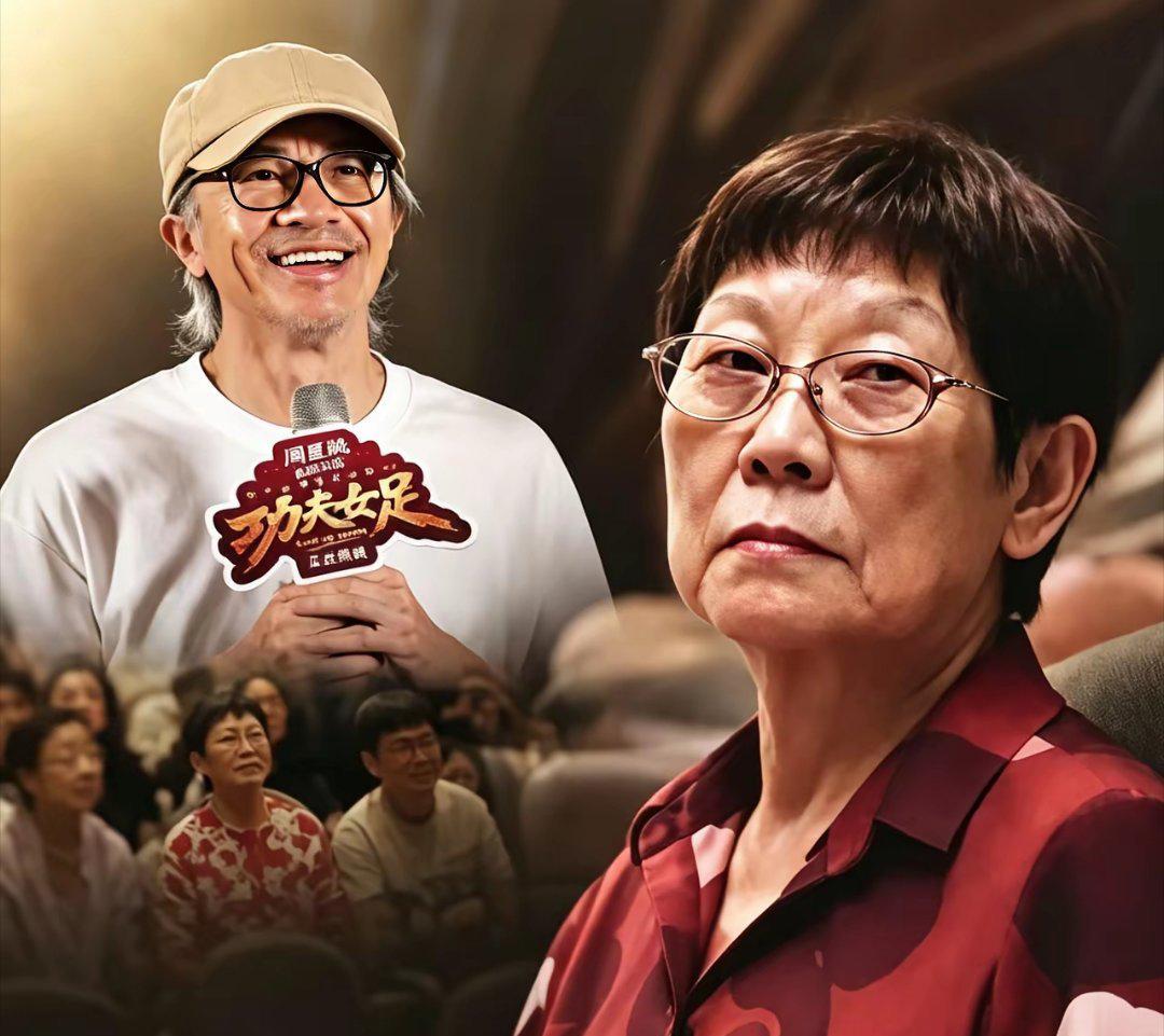 周星驰都64岁了，妈妈还健在，不意外，他妈妈出现在香港路演现场，也不意外，​