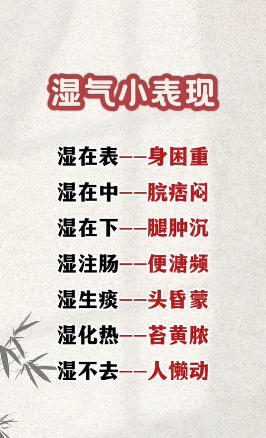 中医识湿：湿在表、在中、在下，身体会有哪些信号