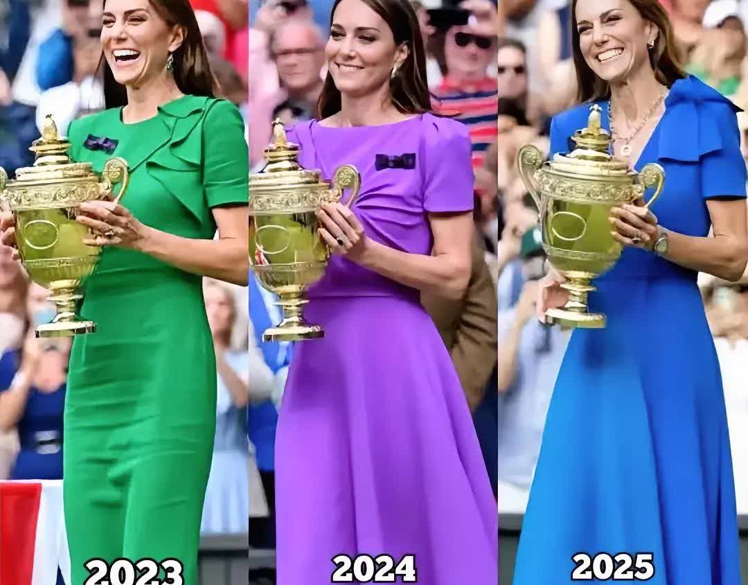 怪不得去年有人会怀疑凯特王妃不是本人，这2024明显比2023年轻啊，2025又