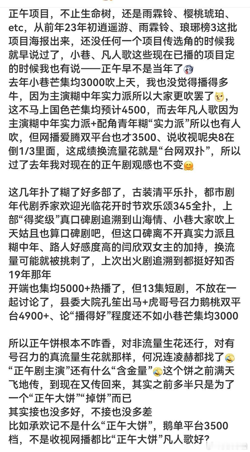 粹火年代已血扑，樱桃琥珀要是大扑（低于2000），那些吹正午项目粉圈er总该消停