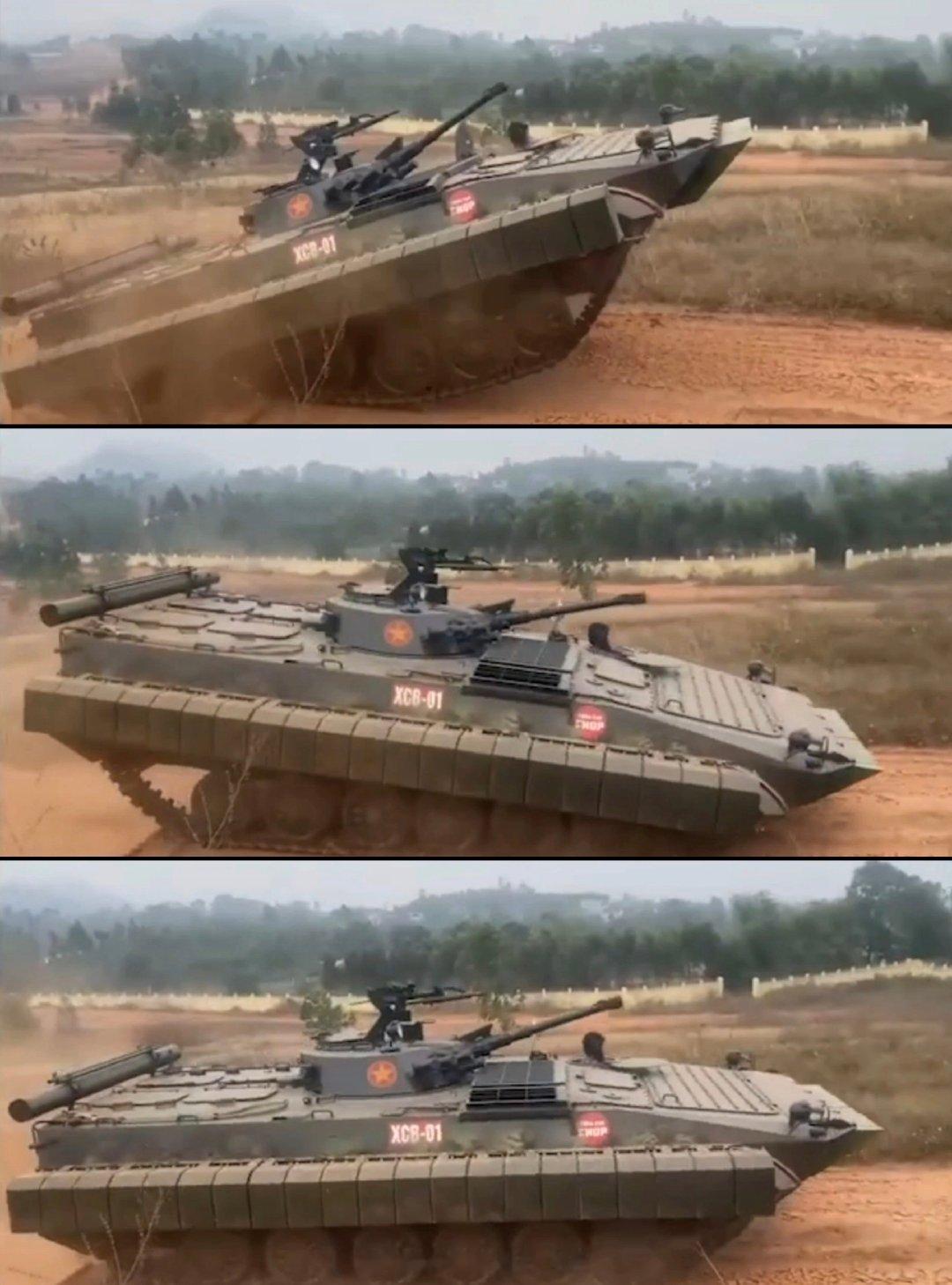 安装了全套4S24爆炸反应装甲套件的BMP-3步兵战车终于开始出现在前线。实弹测试显示，该模块能让B