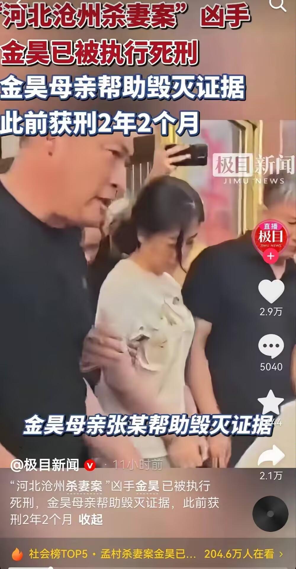 万万没想到那个开死亡证明的医生就是金某的妈妈张杰，原本以为是有帮手，没想到这