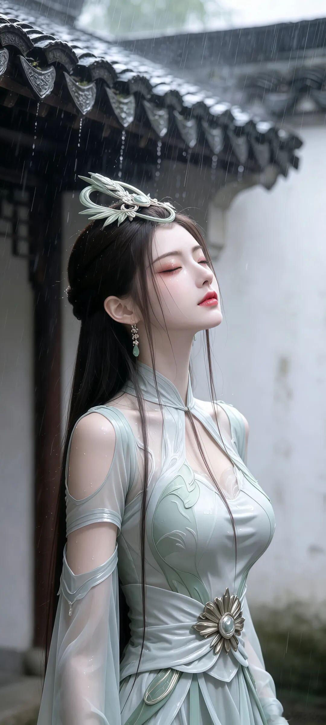 神国之上-陆嫁嫁：国漫女神壁纸细节拉满，美到骨子里次元新星计划国漫动漫