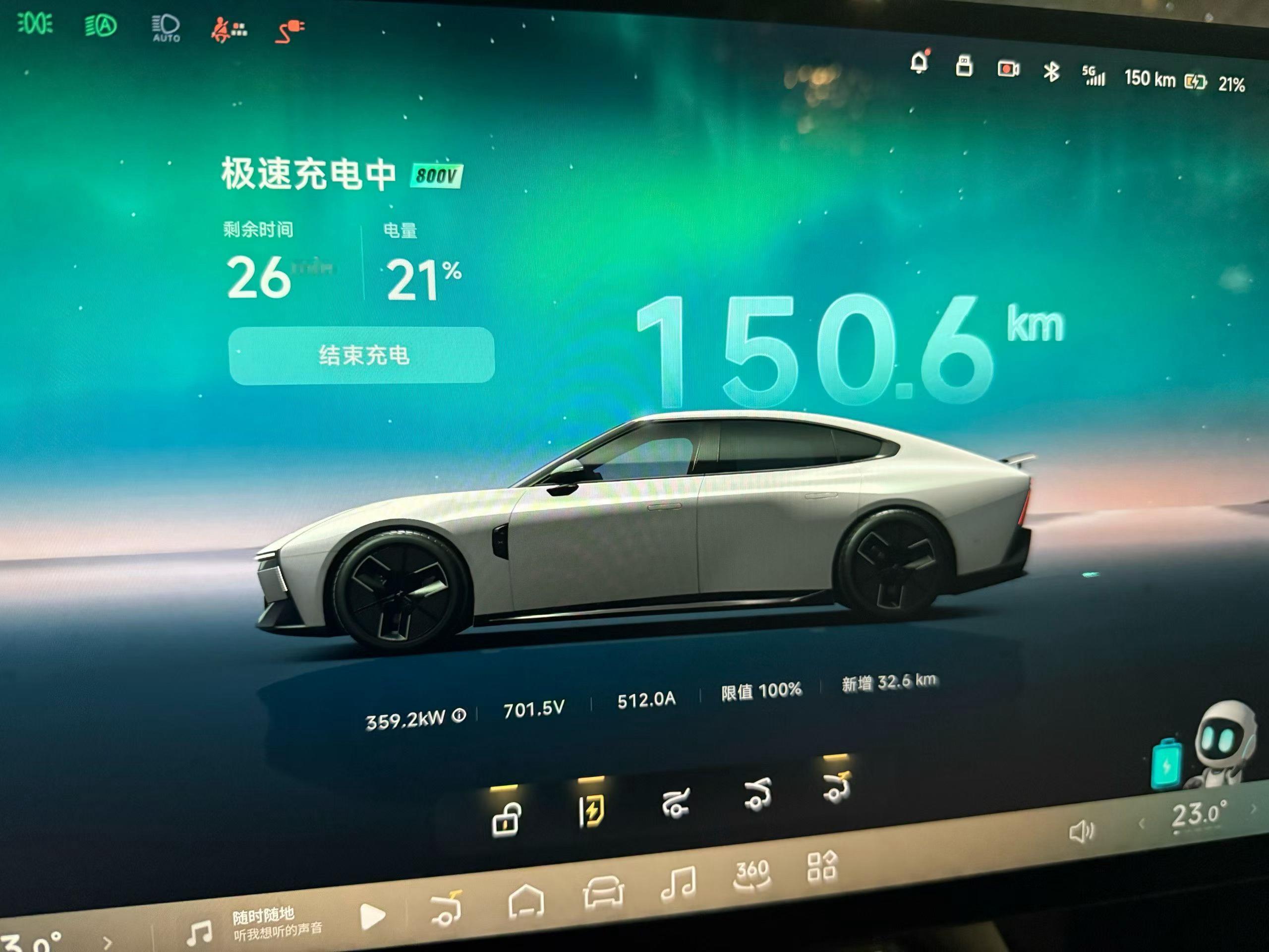 小鹏P7的800V充电真的快…​​​
