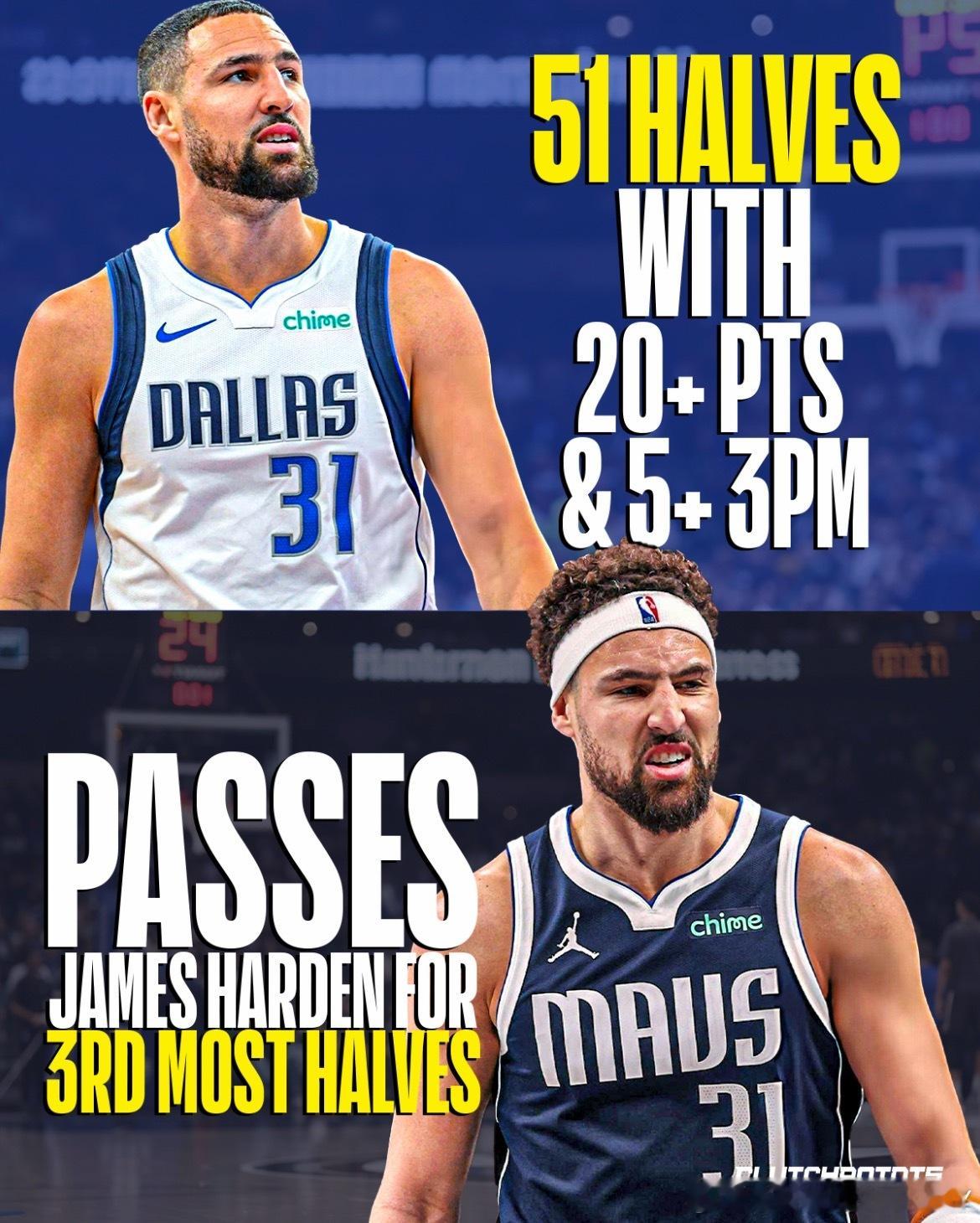 美媒ClutchPoints：达拉斯的纪录簿正在被改写。上场打完鹈鹕的比赛后，