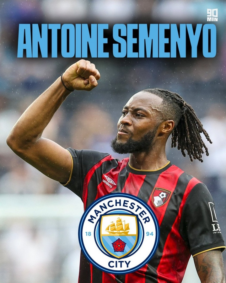 6500万镑! 记者: 塞梅尼奥能解决曼城“哈兰德依赖症”, 且价格低