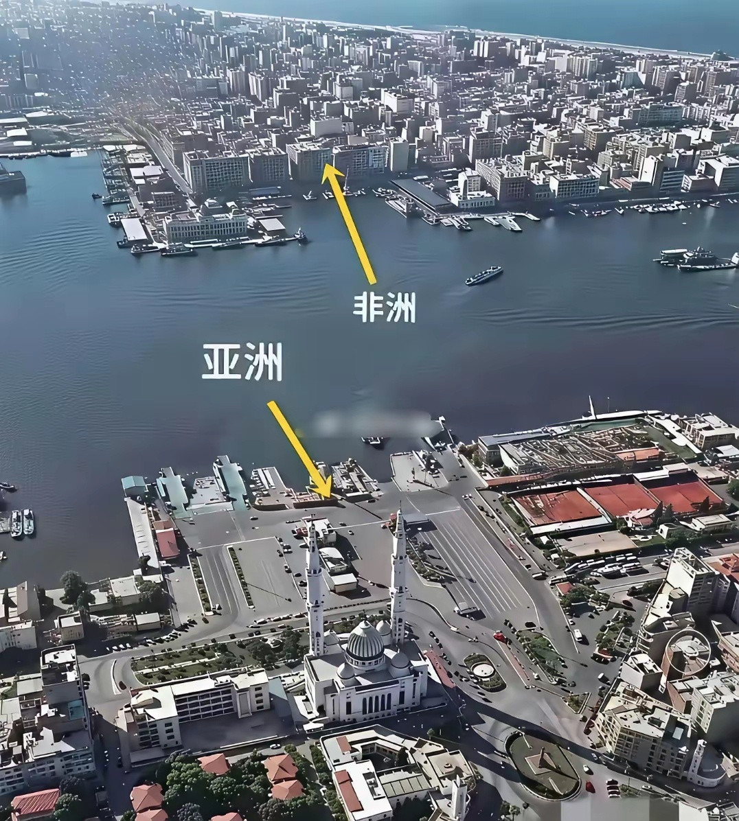 亚洲居然和非洲这么近？