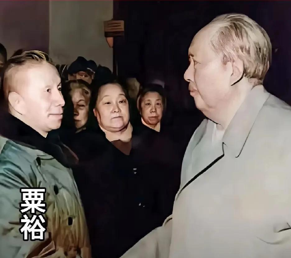 1972年，陈毅元帅追悼会上，伟人在陈毅遗像前默立许久。转身时，他看到了粟裕，两